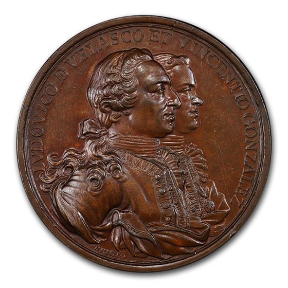 1763 Great Britain Medal Morro Castle MS-63 NGC (Brown) 1763 Great Britain Medal Morro Castle MS-63 NGC (Brown)